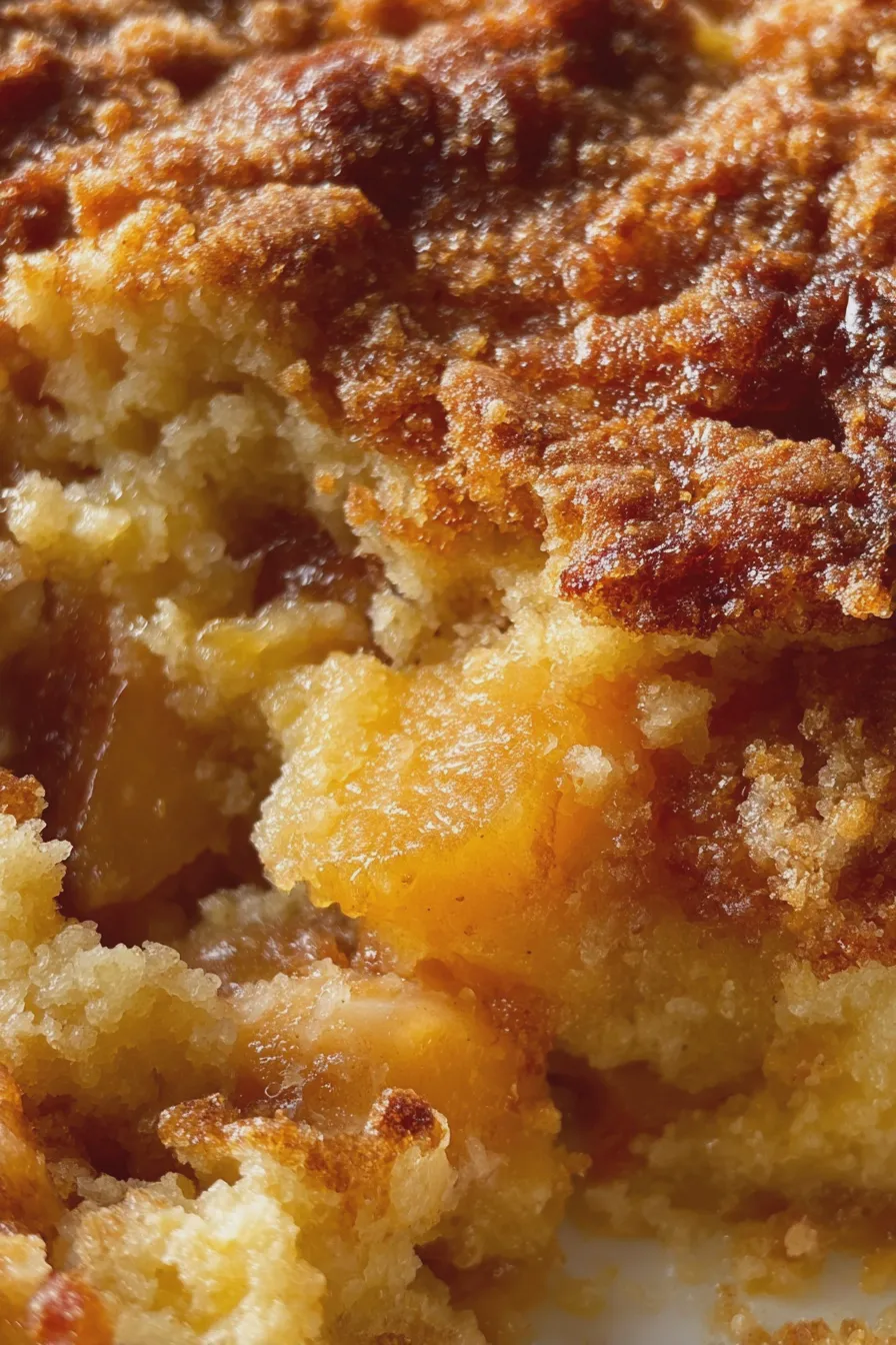 peach dump cake