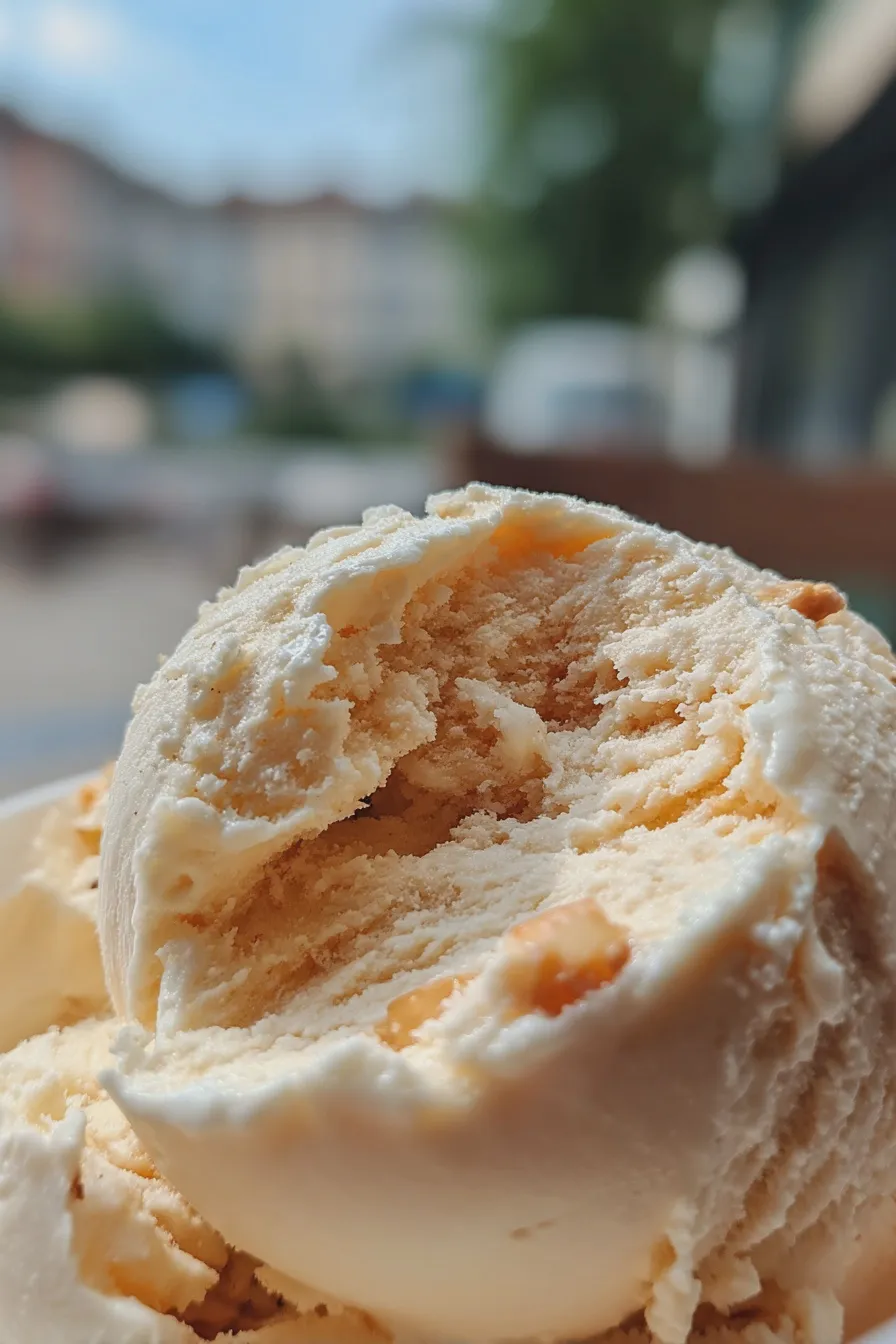 peach frozen yogurt