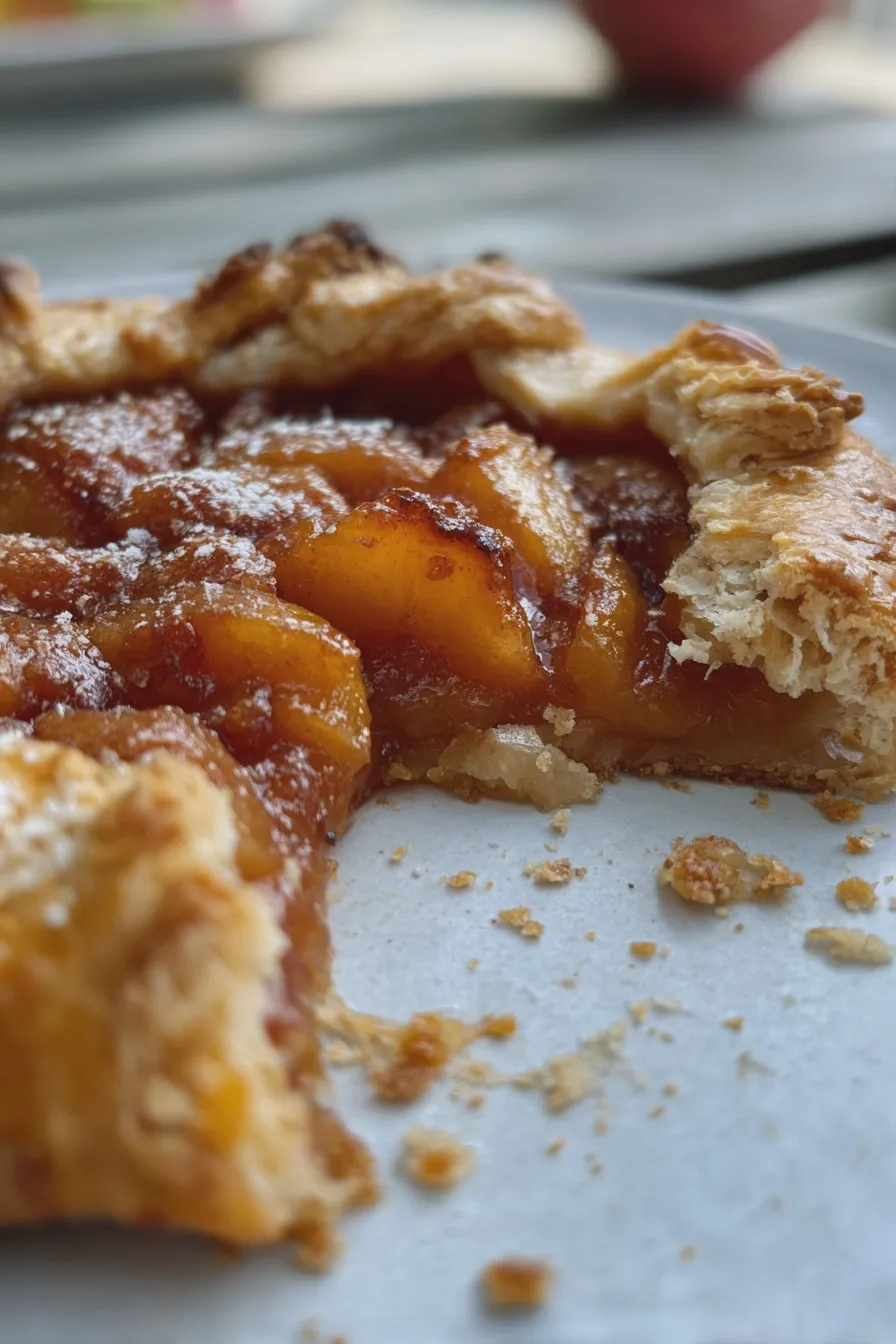peach galette