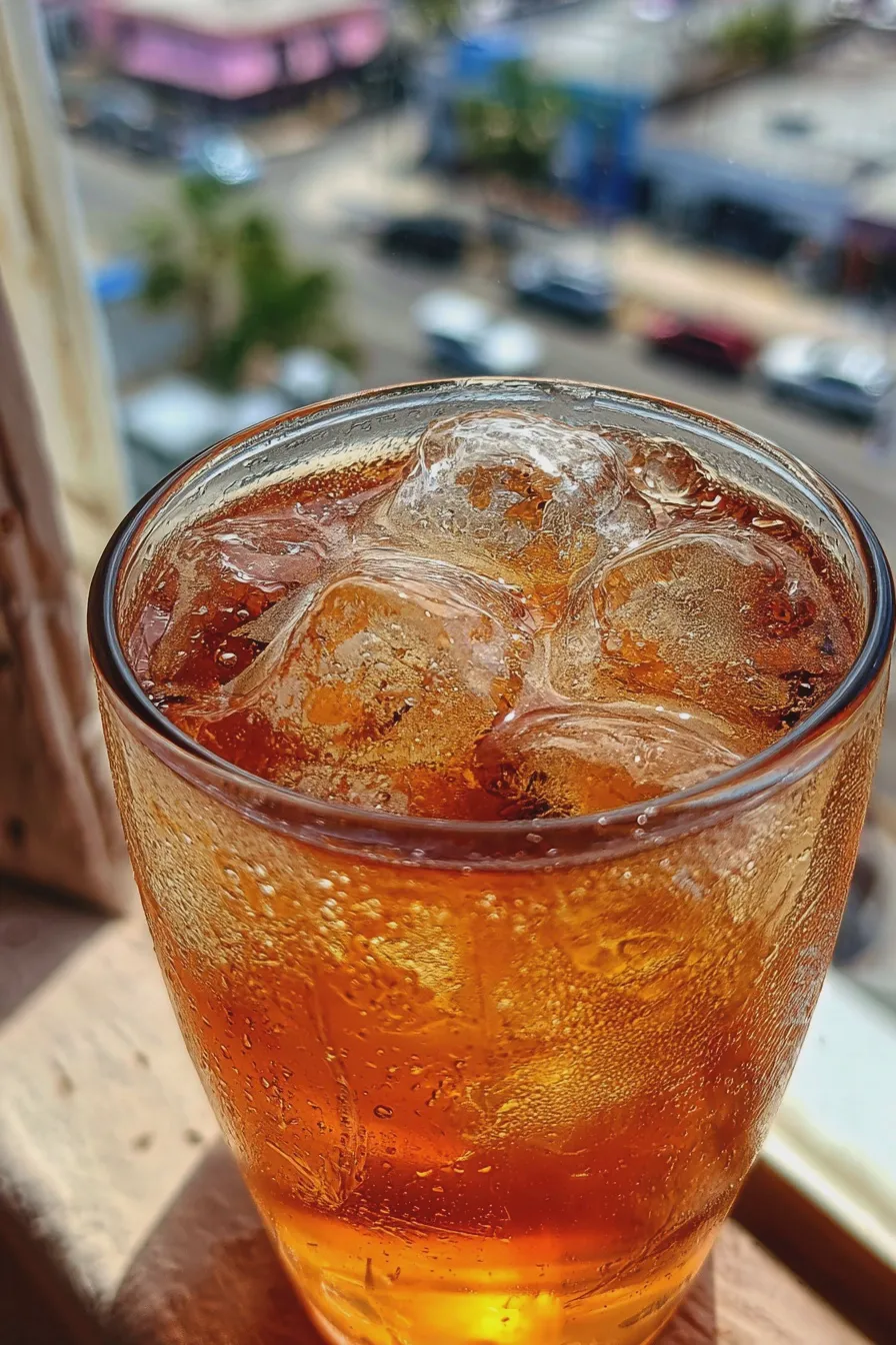 peach iced tea