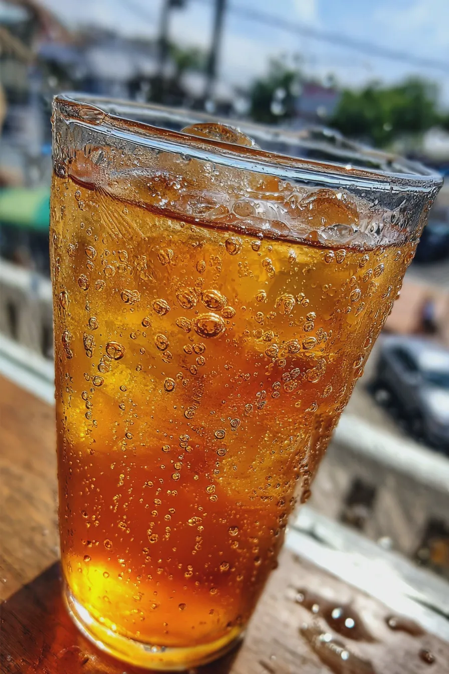 peach iced tea