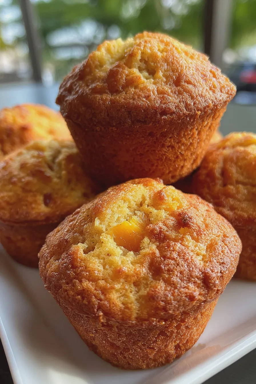 peach muffins
