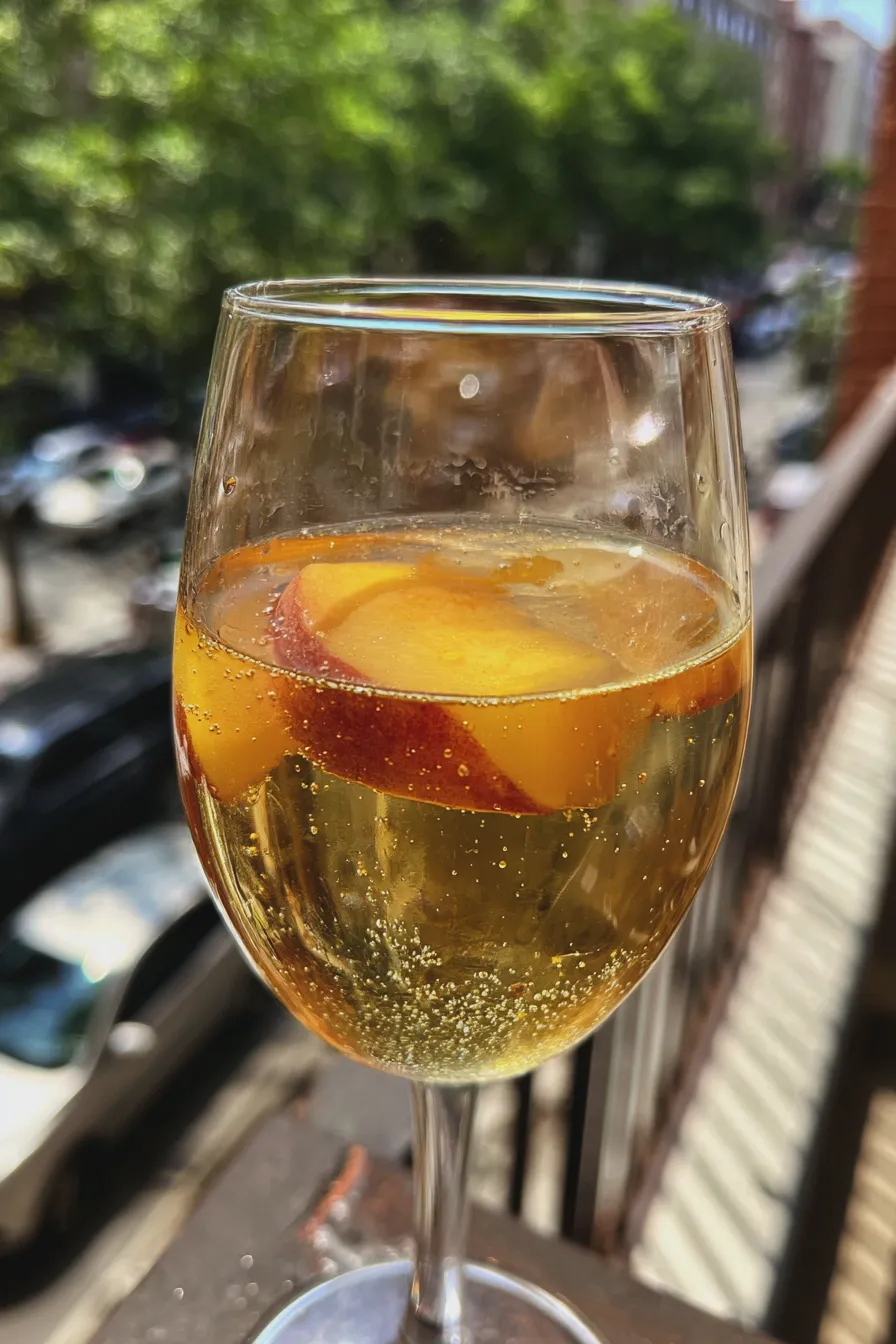 peach sangria