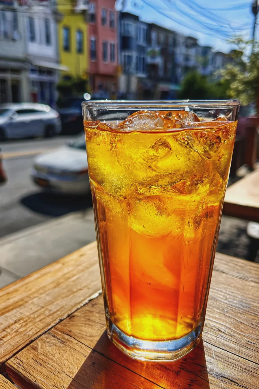 peach sweet tea