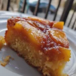 peach upside down cake