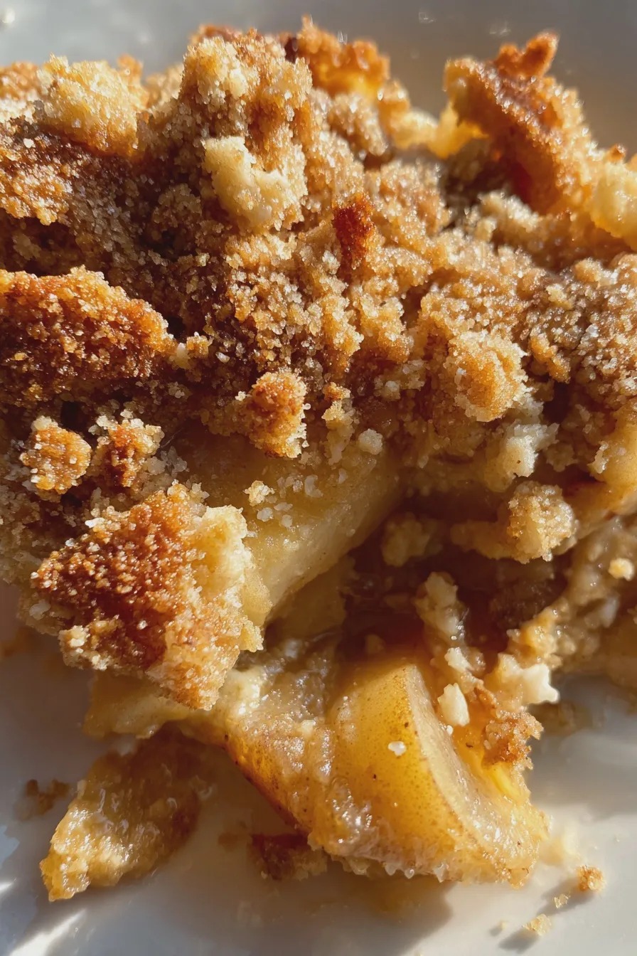 pear crumble