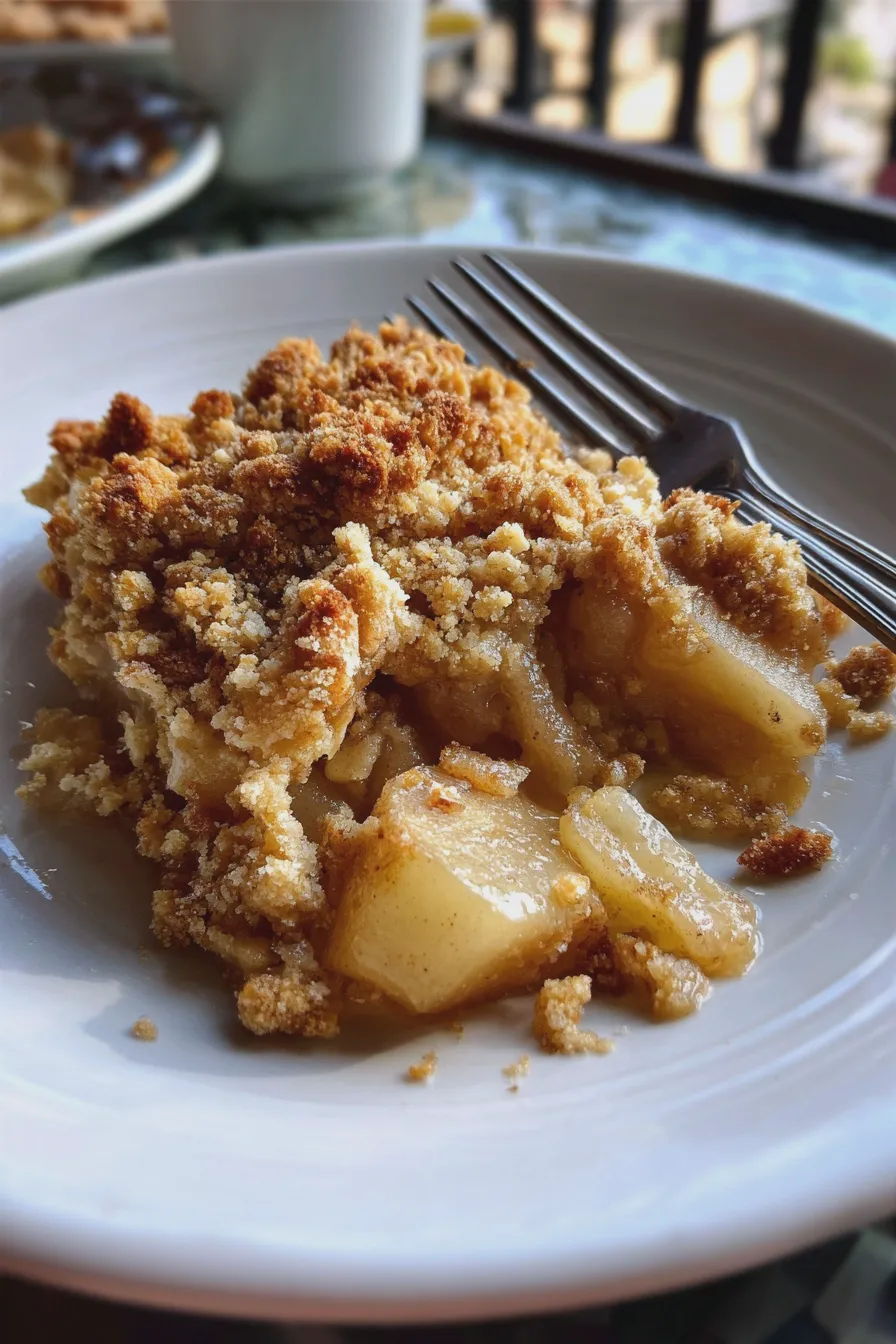 pear crumble