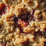 plum crumble