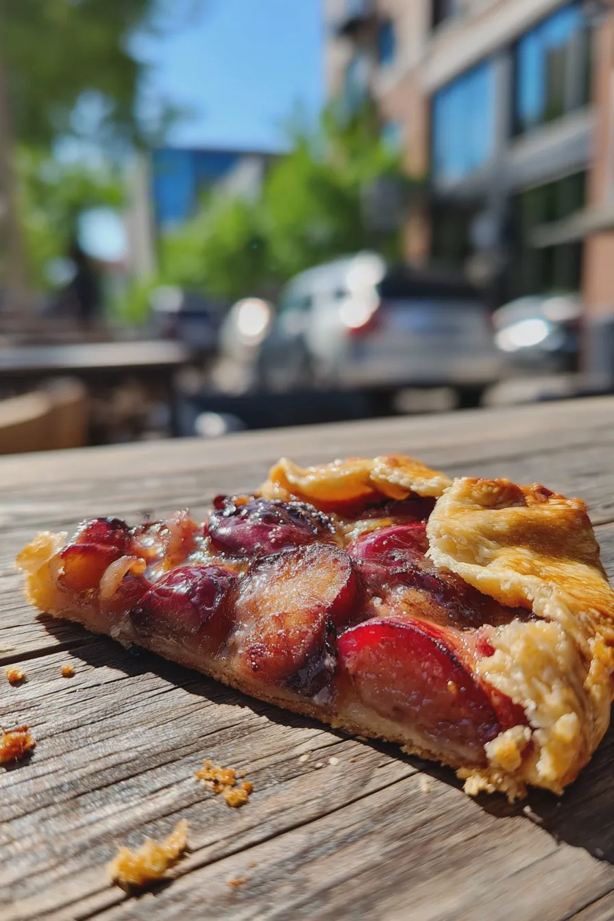 plum galette