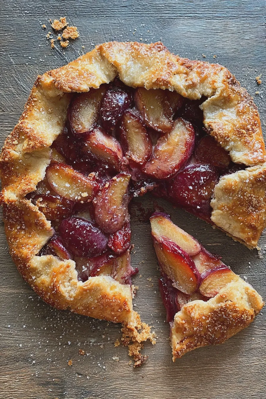 plum galette