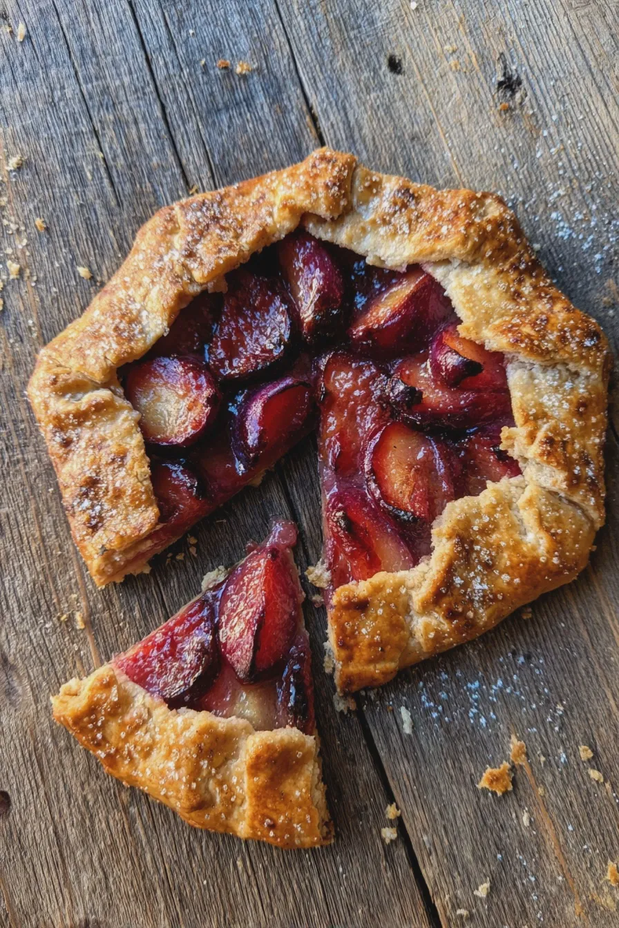 plum galette