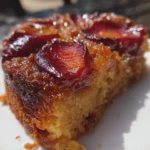plum upside down cake