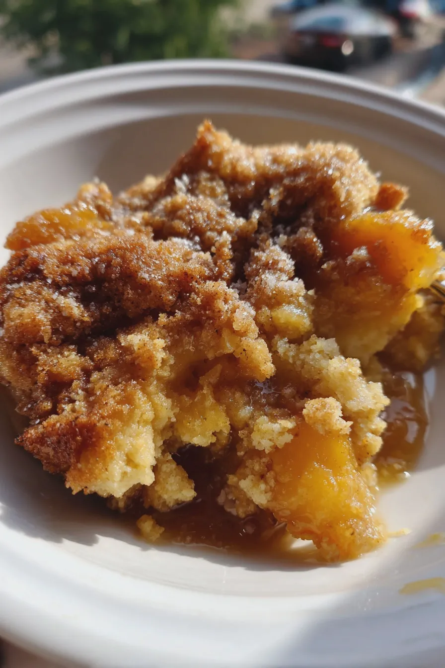 quick peach cobbler Recipe 2 quick peach cobbler