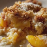 quick peach cobbler