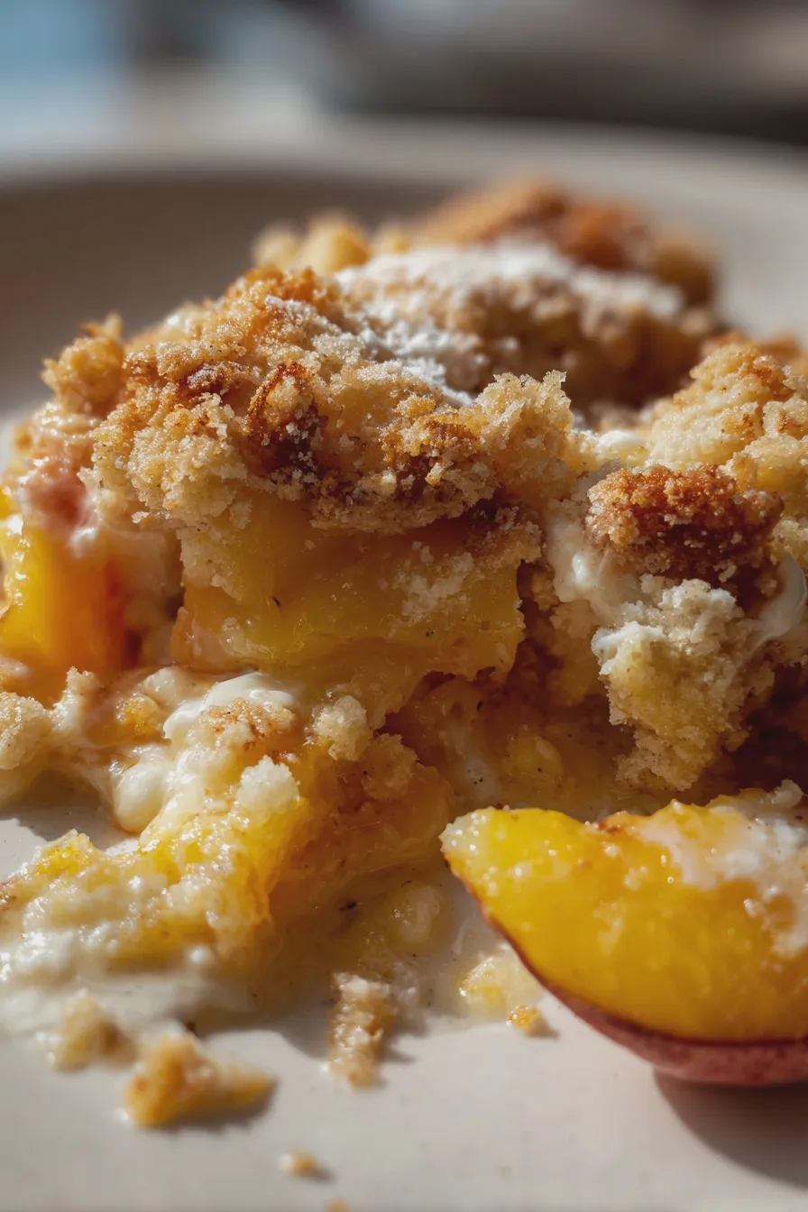 quick peach cobbler Recipe 1 quick peach cobbler