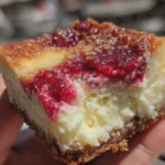 raspberry cheesecake bars