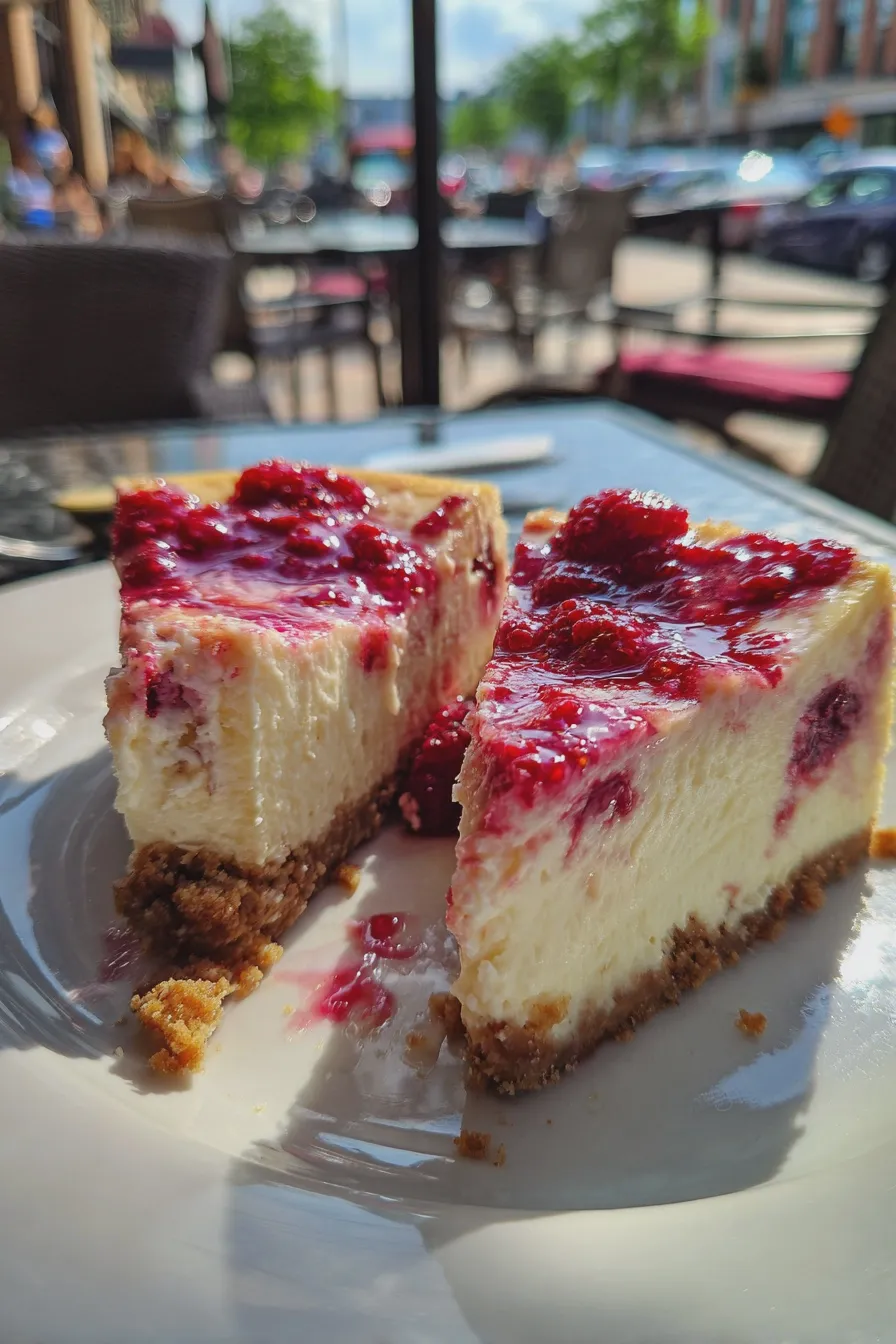 raspberry cheesecake