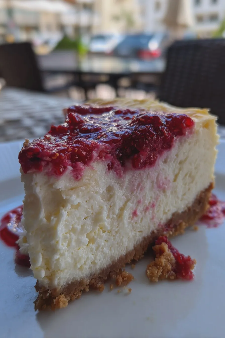 raspberry cheesecake