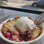 raspberry cobbler