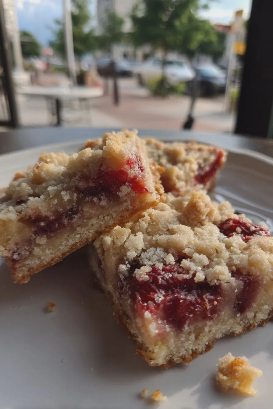 raspberry crumble bars Recipe
