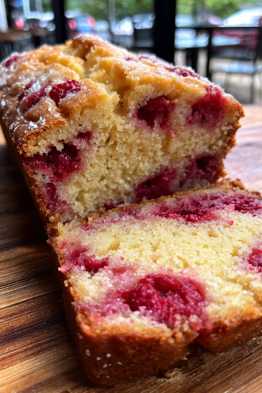 raspberry lemon loaf cake