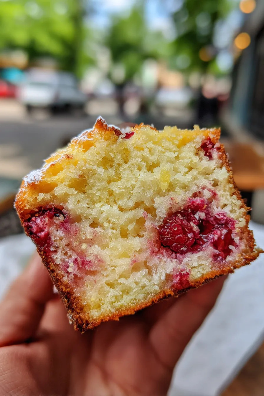 raspberry lemon loaf cake