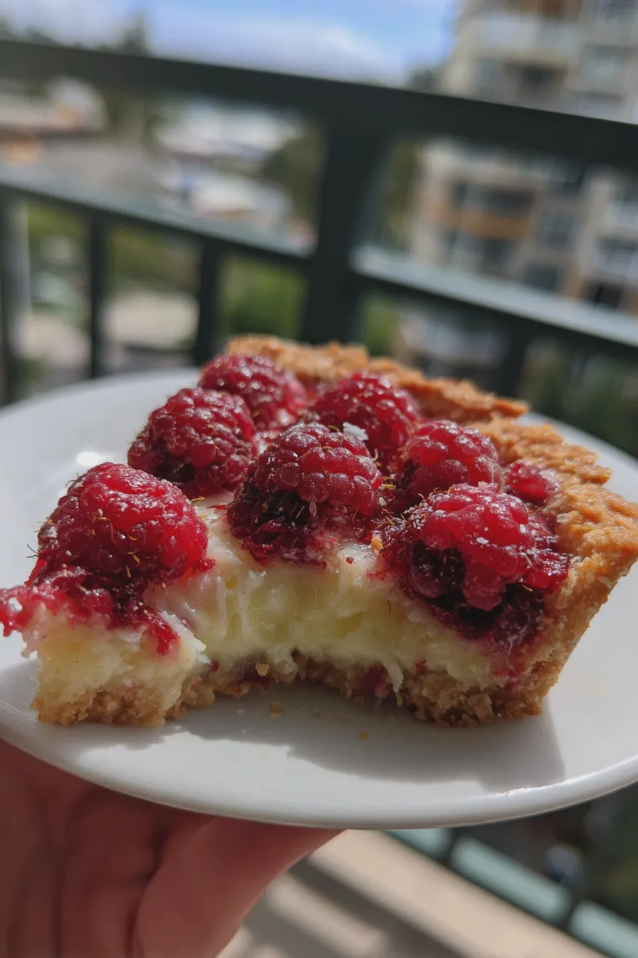 raspberry lemon tart