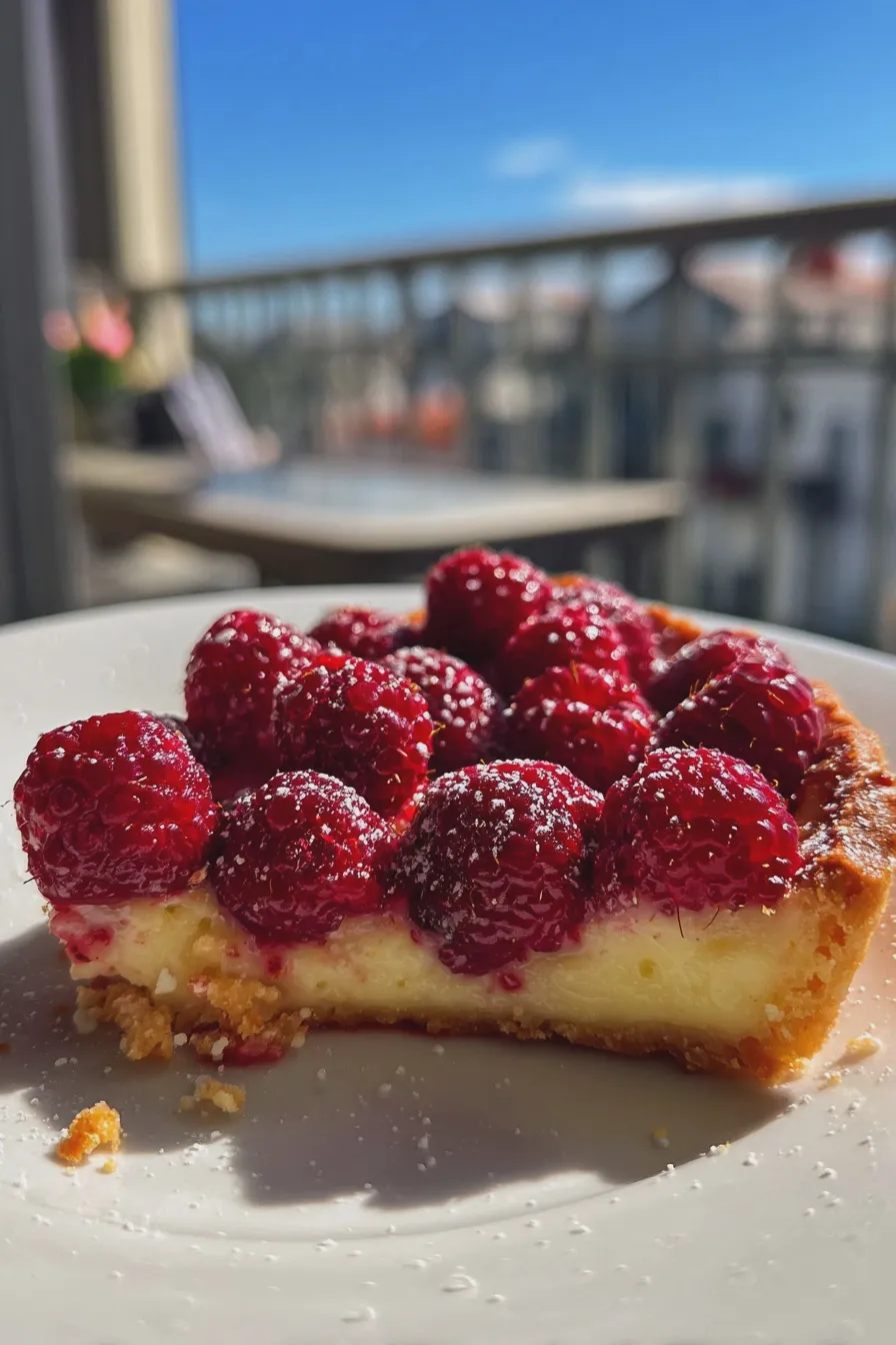 raspberry lemon tart