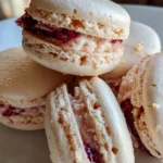 raspberry macaroons