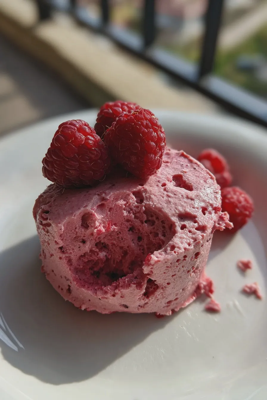 raspberry mousse