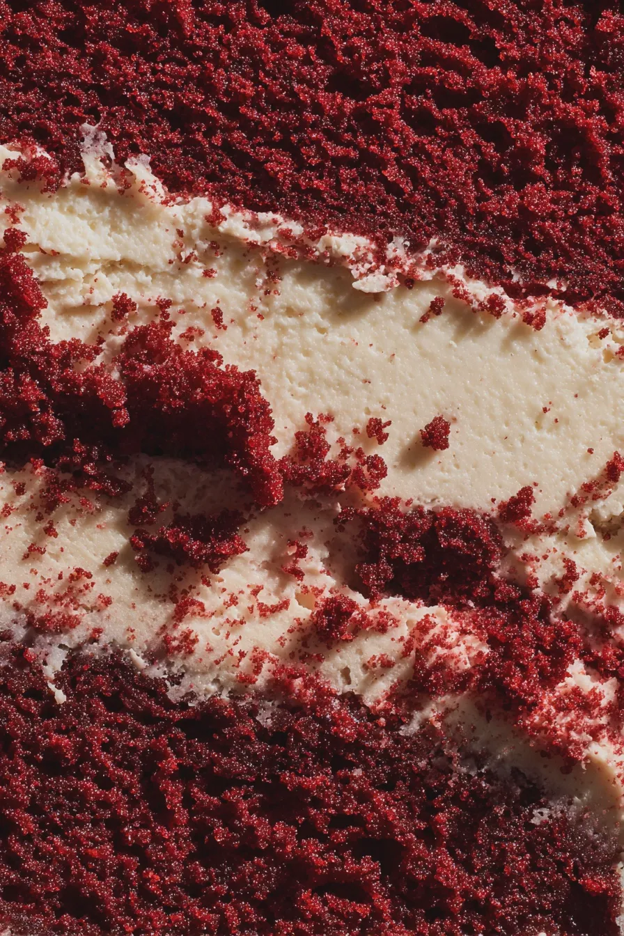 red velvet flag cake