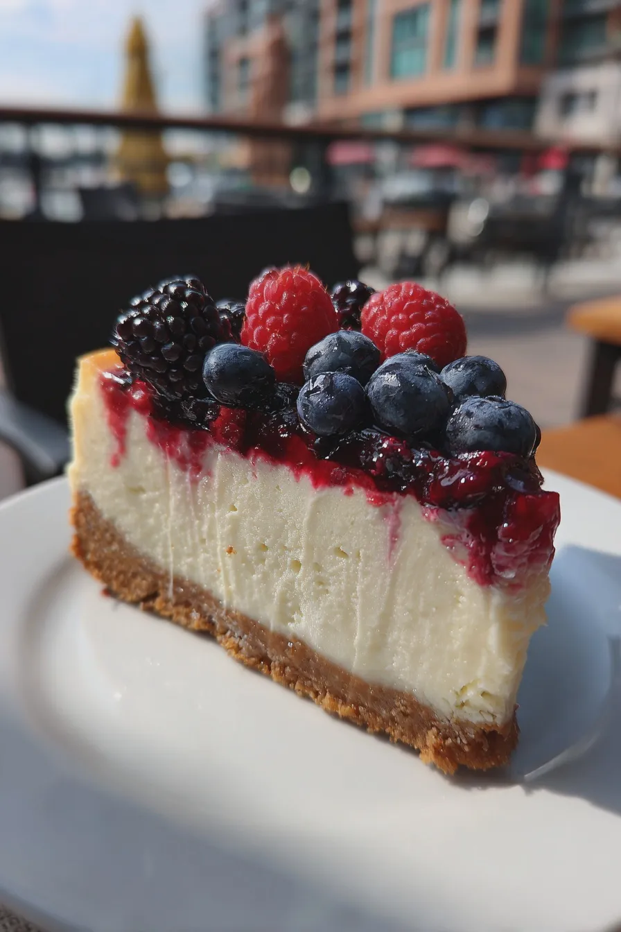 red white and blue cheesecake
