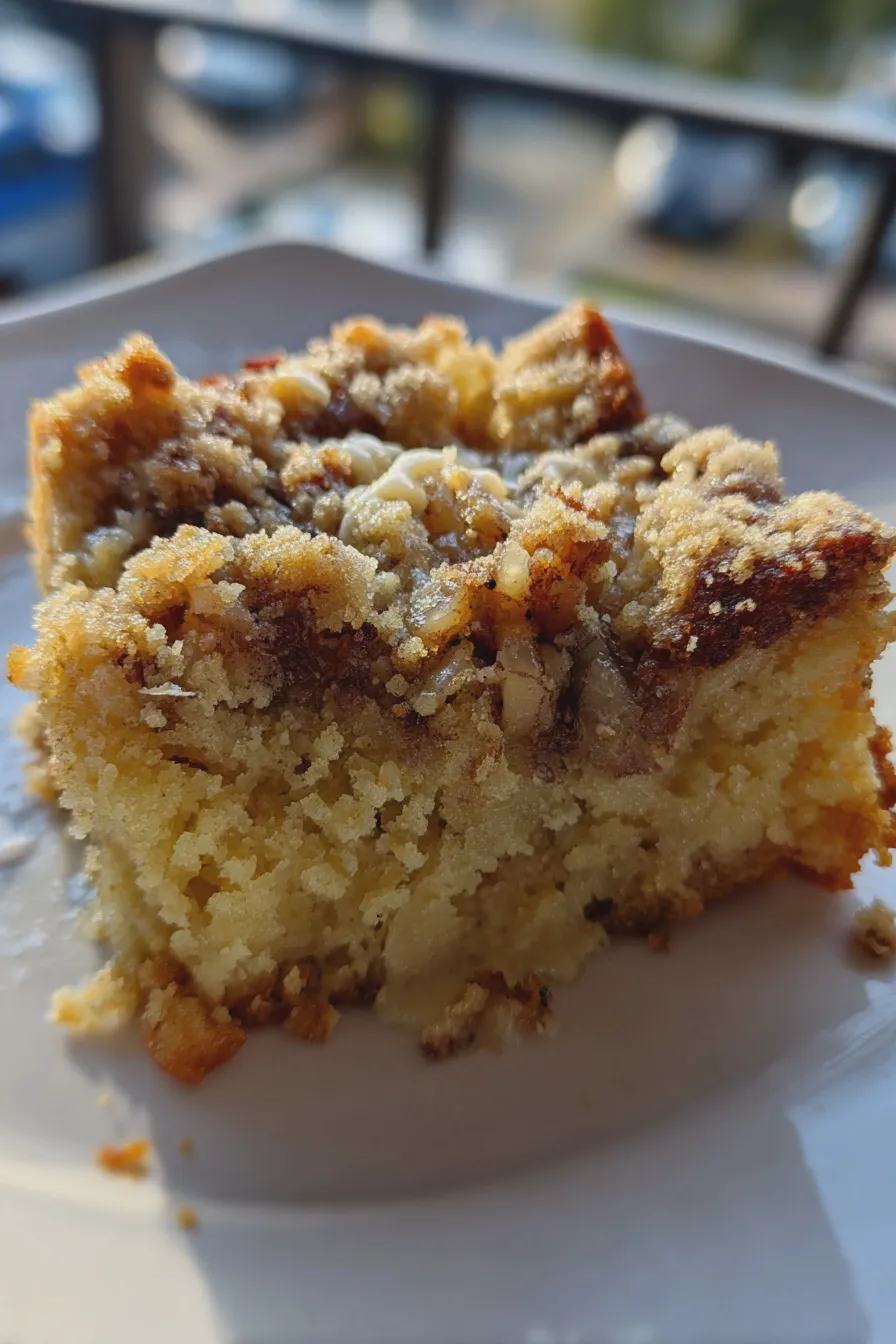 rhubarb coffee cake