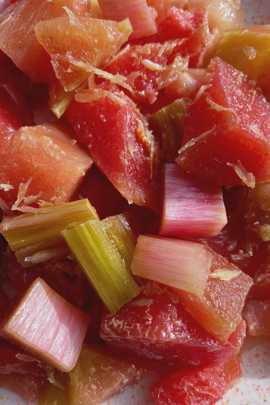 rhubarb compote Recipe