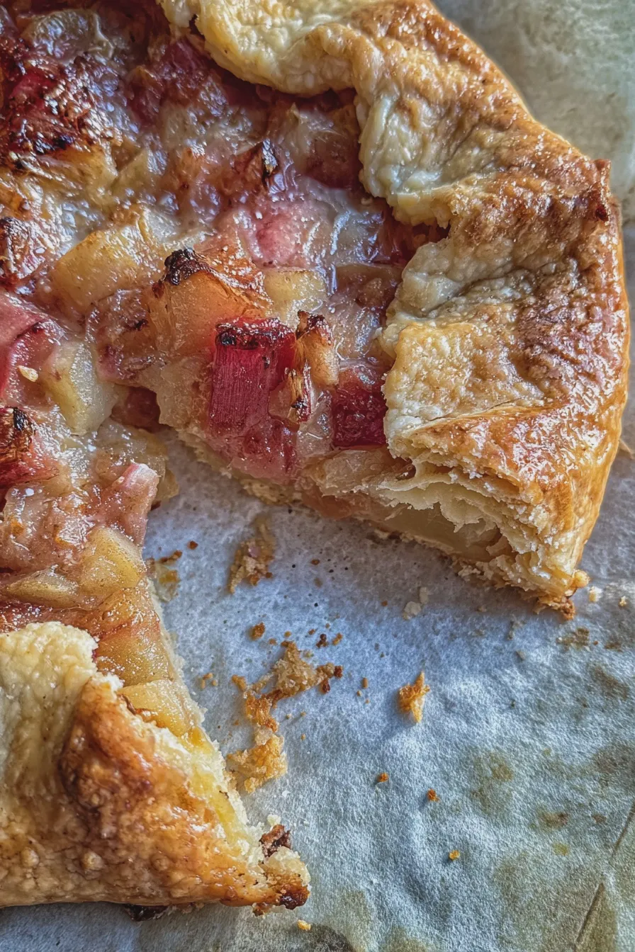 rhubarb galette Recipe 2 rhubarb galette