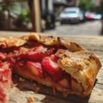 rhubarb galette