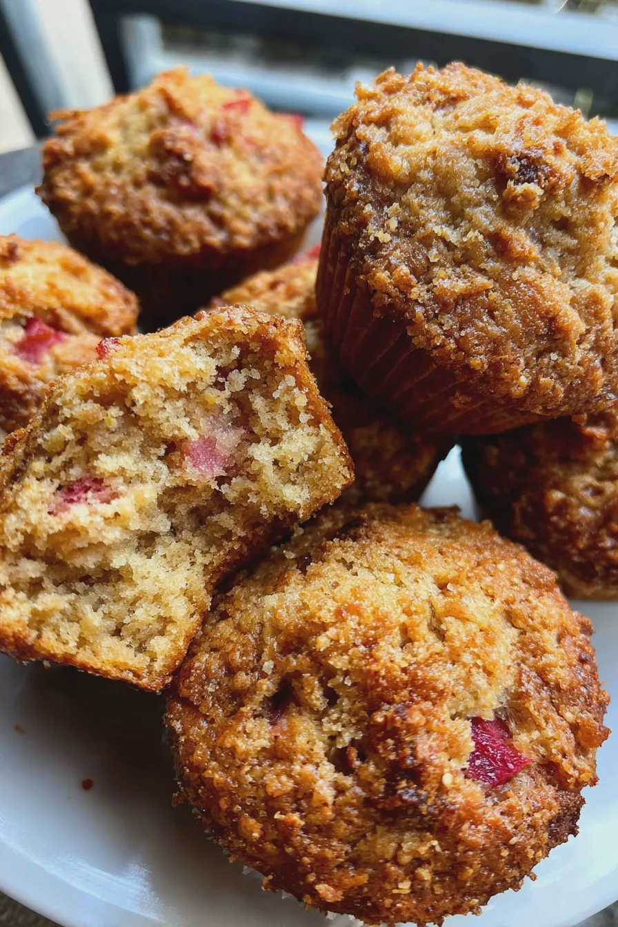 rhubarb muffins