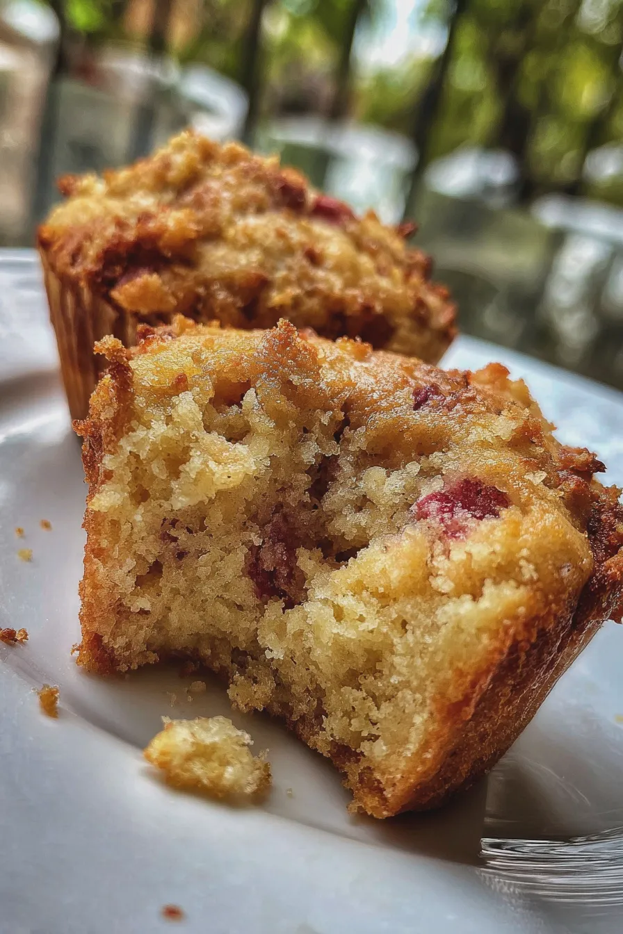 rhubarb muffins