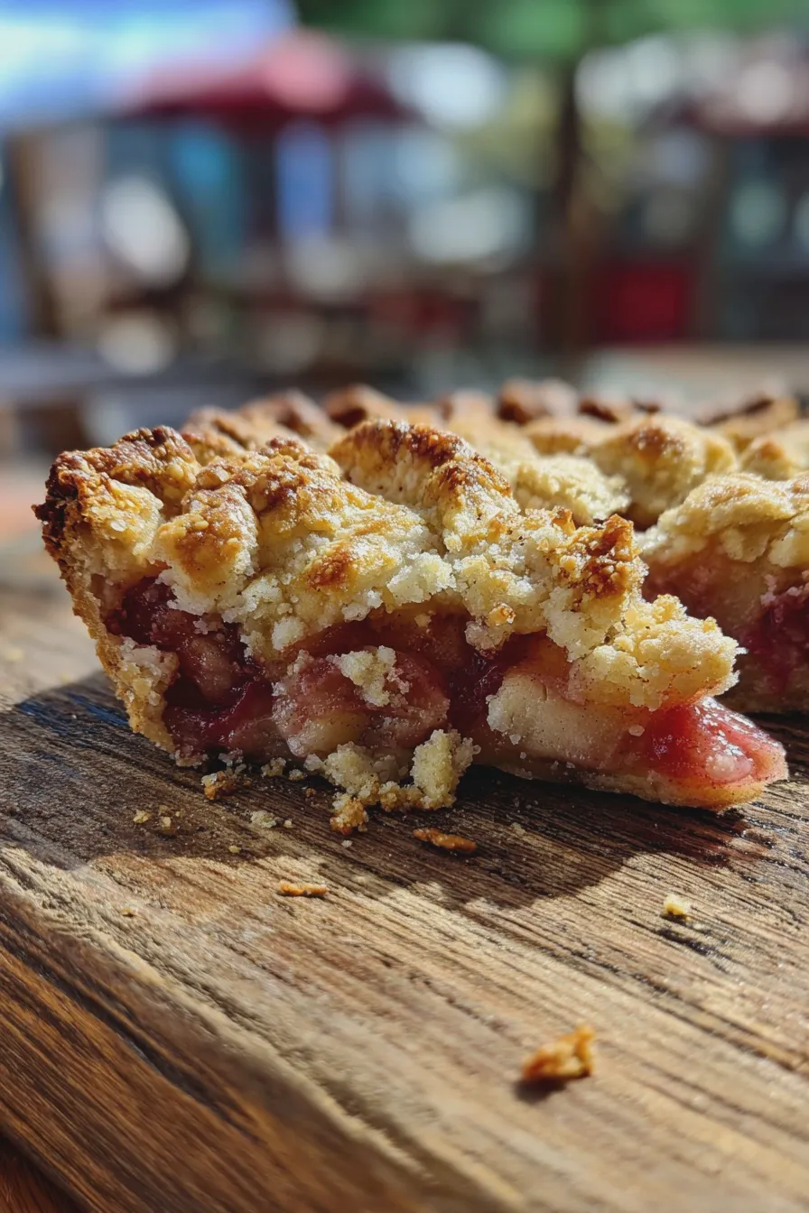 rhubarb pie Recipe