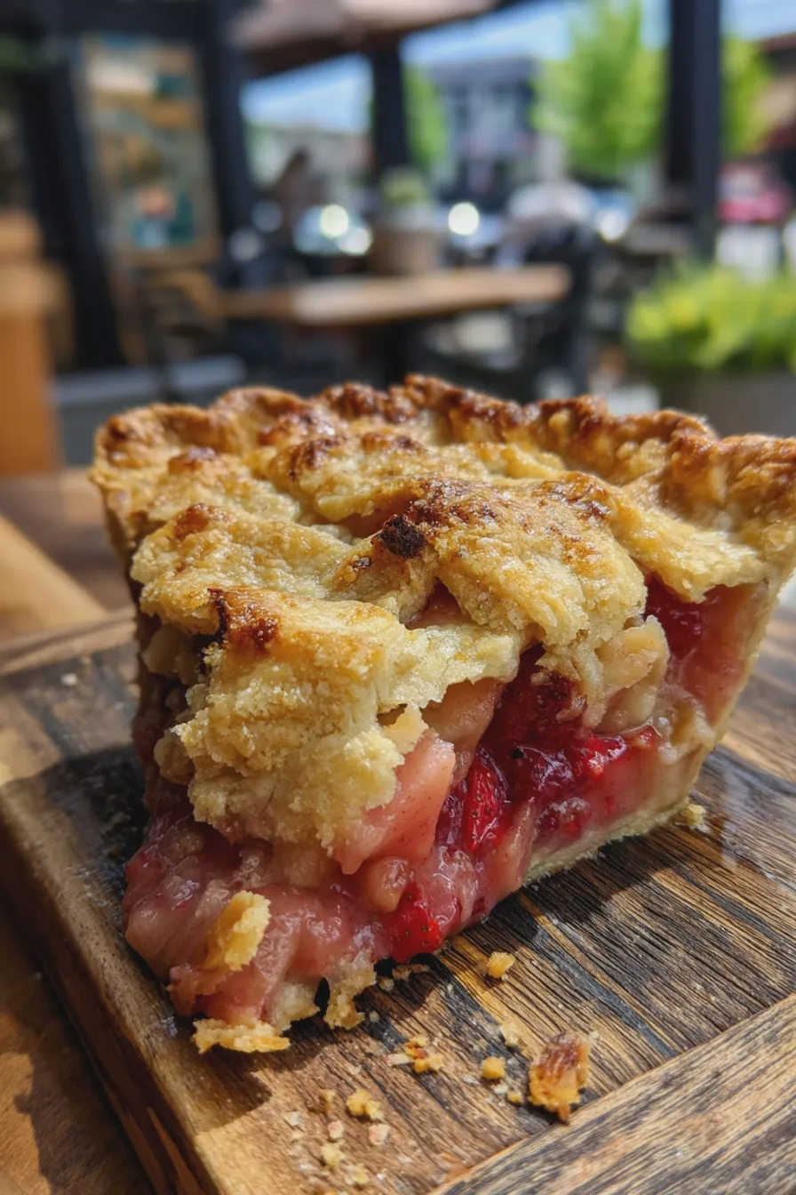 rhubarb pie