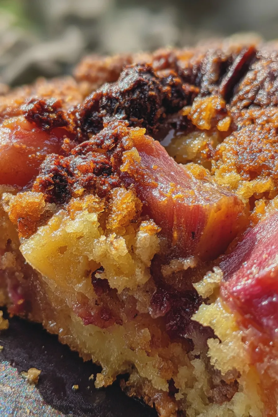 rhubarb upside down cake Recipe