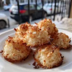 salted caramel coconut macaroons