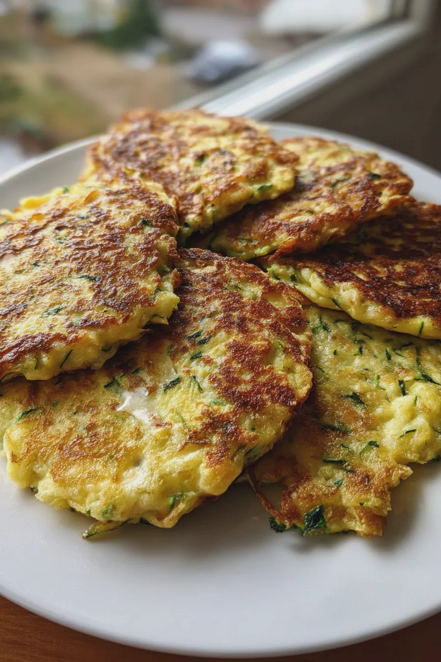 savory zucchini pancakes