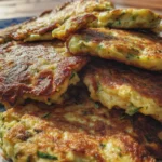 savory zucchini pancakes