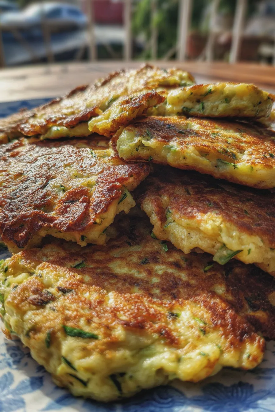 savory zucchini pancakes