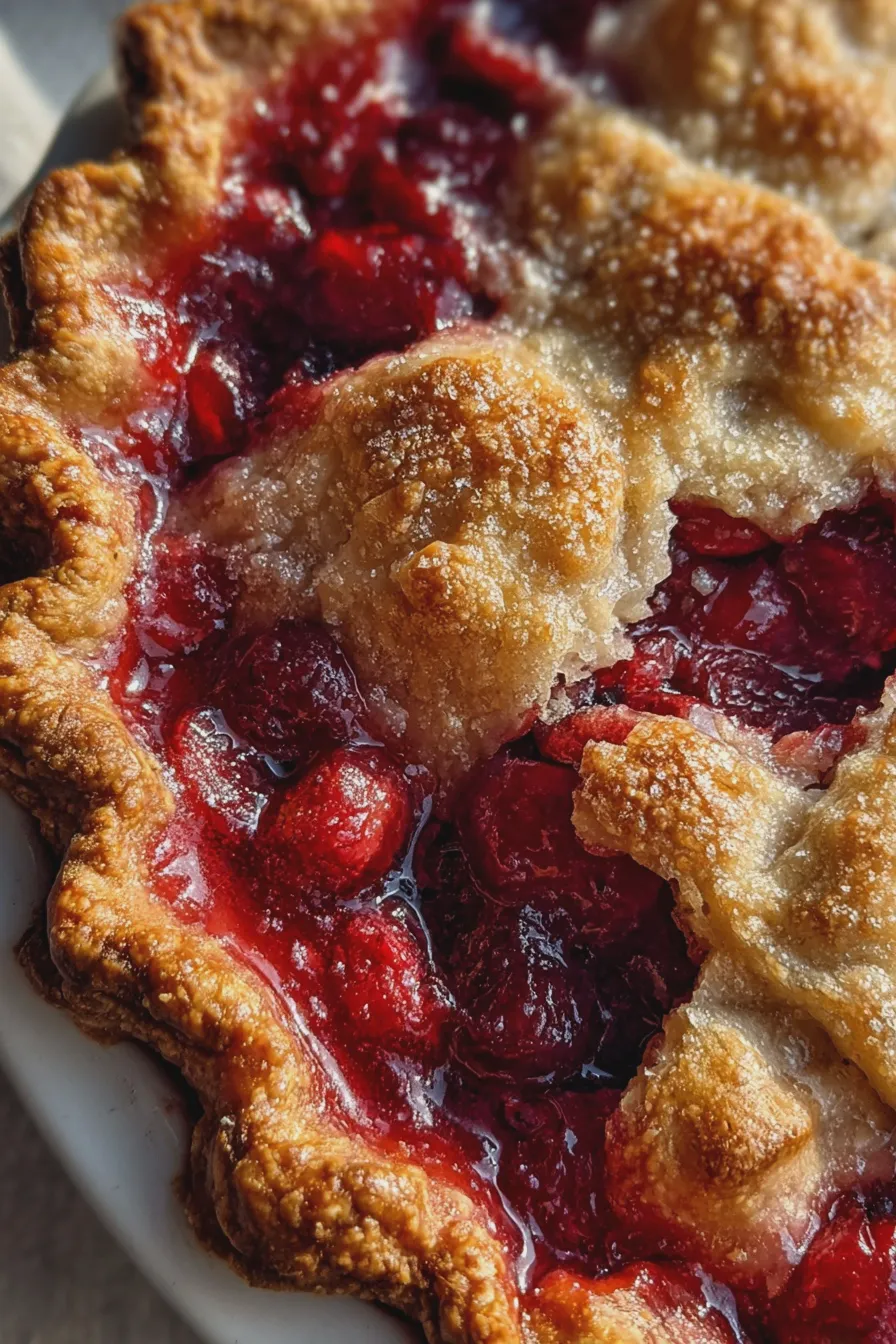 sour cherry pie