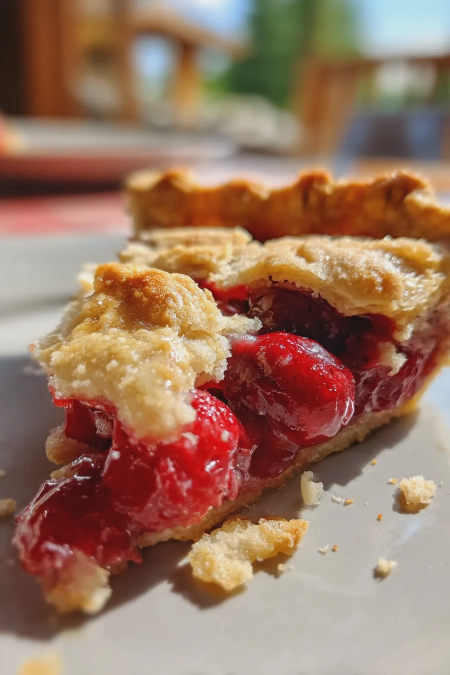 sour cherry pie