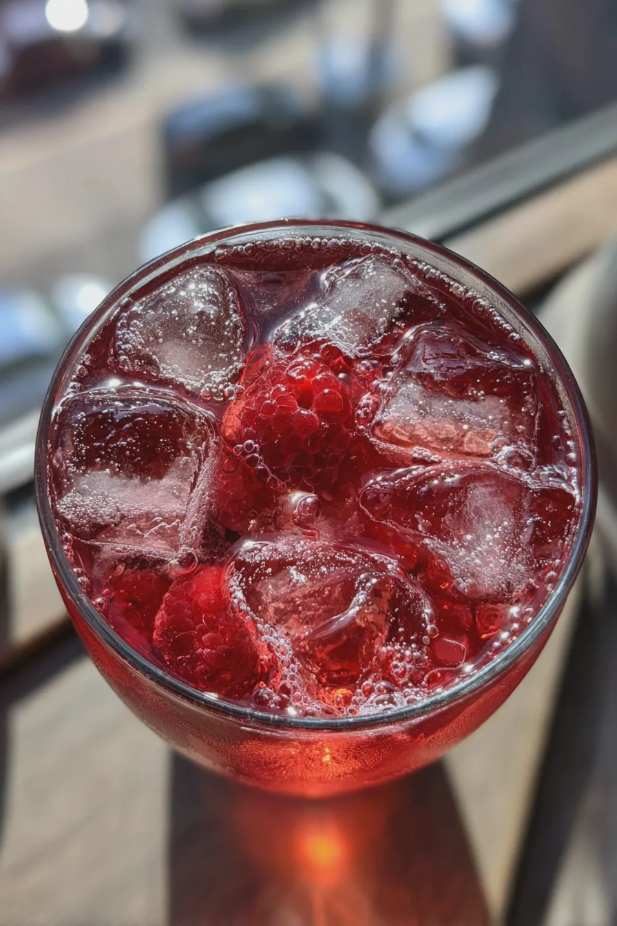 sparkling raspberry punch
