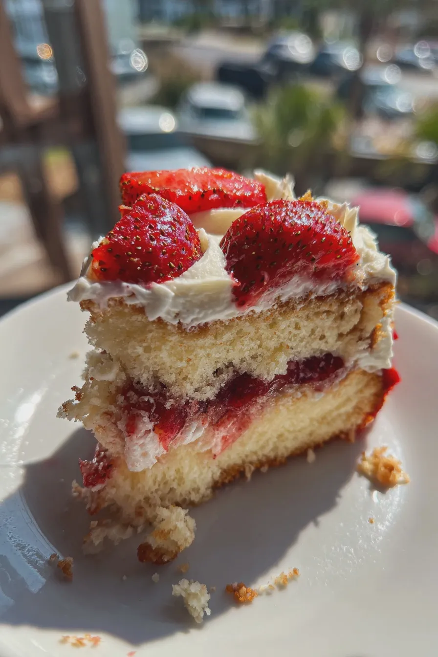 strawberry cake from scratch