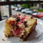 strawberry chocolate chip cake